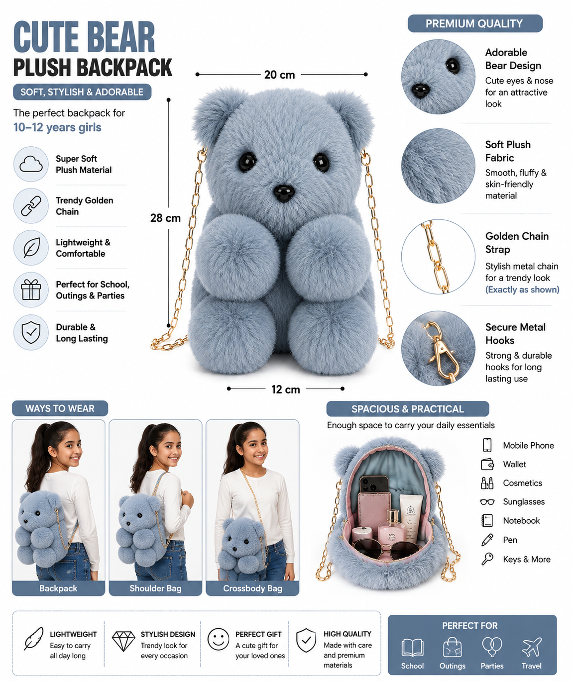 Vixoraa Panda Crossbody Sling Bag image 24
